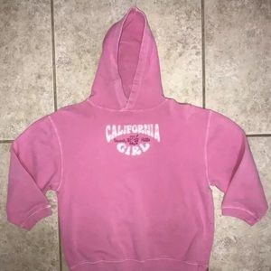 Beverly Hills California Girl Pink Hooded Top XL